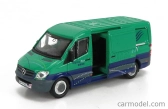Tiny toys Mercedes benz Sprinter Van Transporter Post Office 2018 1:76 Zelená Modrá