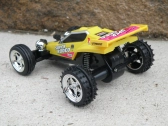 Mini Buggy Kart, žltá, 27 MHz
