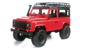 RC auto Land Rover Defender D90, červená