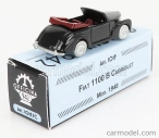 Officina-942 Fiat 1100b Cabriolet 1948 1:76 Black
