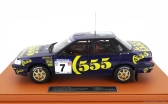 Topmarques Subaru Legacy Rs N 7 Winner Rally New Zealand 1993 Colin Mcrae - Derek Ringer - Con Vetrina - With Showcase 1:18 Modrá Žlutá