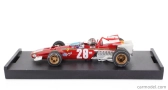 Brumm Ferrari F1  312b N 28 Belgium Gp 1970 Ignazio Giunti - With Driver Figure 1:43 Červená Bílá