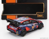 Ixo-models Hyundai I20 N Rally1 Team Shell Mobis Wrt N 11 3. Rally Montecarlo 2023 Thierry Neuville - Martijn Wydaeghe 1:43 2 Tones Blue Red