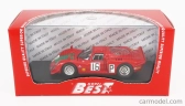 Best-model Alfa romeo 33.2 N 16 Nurburgring 1968 I.giunti - N.galli 1:43 Červená Zelená