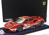 Looksmart Ferrari 488 Gte Evo 3.9l Turbo V8 Team Richard Mille Af Corse N 83 24h Le Mans 2023 Luis Perez Companc - Alessio Rovera - Lilou Wadoux 1:18 červená