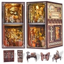 2Kids Toys 3D skládačka Zarážka na knihy Miniatura domečku Dům sběratele motýlů
