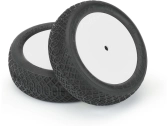 Kolesá Pro-Line 2,2", pneumatiky Electron MC 2WD Buggy, disk Velocity H12 white - predné (2)
