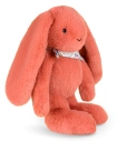Doudou Plyšový králik so šatkou terakotový 35 cm