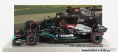 Minichamps Mercedes gp F1 W12 Mercedes M12 Eq Power+ Team Amg Petronas Motorsport Formula One N 44 Winner Bahrain Gp 2021 Lewis Hamilton 1:43 Black Green