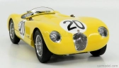 Cmc Jaguar C-type Spider 3.4l Team Ecurie Francorchamps N 20 9. ročník 24h Le Mans 1953 Roger Laurent - Charles De Tornaco 1:18 žltá
