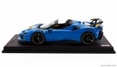 Mr-models Ferrari Sf90 Xx Stradale Spider 2024 - Con Vetrina - With Showcase 1:18 Azzurro Dino - Světle Modrá Černá Žlutá