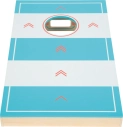 malá hra 2v1 Cornhole a stolný hokej Active