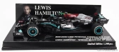 Minichamps Mercedes gp F1 W12 Mercedes M12 Eq Power+ Team Amg Petronas Motorsport Formula One N 44 Winner Brazilian Gp (with Flag) 2021 Lewis Hamilton 1:43 Black Green