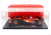 Bburago Ferrari F1  Sf-24 Team Scuderia Ferrari N 16 4th Emilia Romagna Imola Gp 2024 Charles Leclerc - Con Vetrina - With Showcase 1:18 Červená Černá