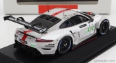 Spark-model Porsche 911 991-2 Rsr-19 4.2l Team Porsche Gt N 92 24h Le Mans 2022 Michael Christensen - Kevin Estre - Laurens Vanthoor 1:43 Bielo-sivo-červená