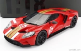 Gt-spirit Ford usa Gt Heritage Edition N 16 Alan Mann 2022 1:18 Červená zlatá
