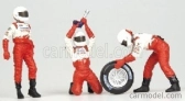 Minichamps Figúrky F1 Pit-stop Toyota 2002 Cambio Gomme Anteriore - Figúrky 1:43 Biela červená