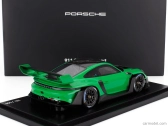 Spark-model Porsche 911 992 Gt3 R N 0 Racing Coupe 2023 - Con Vetrina - S vitrínou 1:18 zelená čierna