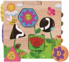 2Kids Toys Motorická kostka s labyrintem Veselá zvířátka