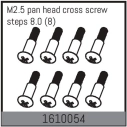 M2.5 pan head cross screw steps 8.0 (8)