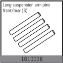 Long suspension arm pins front/rear (6)