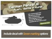 Academy Panzer III Ausf.L „Battle of Kursk“ (1:35)