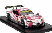 Spark-model Toyota Gr Supra Team Hoppy Schatz N 25 Gt300 Class Super Gt 2024 Togo Sugunami - Takamitsu Matsui - Kimiya Sato 1:43 White Pink