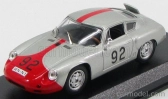 Najlepší model Porsche 356 Carrera Abarth Abarth Gtl N 92 6th Assoluto - Víťaz kategórie Gran Turismo Targa Florio 1961 P-e.strahle - A.pucci 1:43 Silver Red