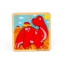 Bigjigs Toys Dřevěné vkládací puzzle Diplodocus