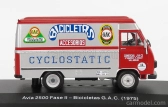Edicola Avia 2500 Fase Ii Van - Bicicletas Gac Cyclostatic 1975 1:43 Red Silver