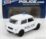 Motor-max Mini Cooper Police 1965 1:43 biely