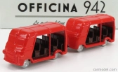 Officina-942 Fiat 1100 Elr Autotreno Visitatori Fiera Del Levante Carrozzeria Romanazzi 1953 1:76 červená