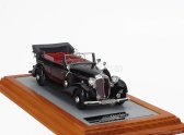 Ilario-model Horch 951a Pullman Original Car Cabriolet Open 1937 1:43 Black Bordeaux