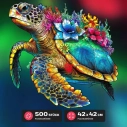 Drevené puzzle EscapeWelt Želva 500 dielikov