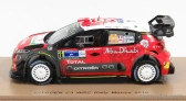 Spark-model Citroen C3 Wrc Team Citroen Total Abu Dhabi Wrt N 11 Rally Mexico 2018 S.loeb - D.elena 1:43 Červená čierna biela