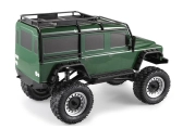RC crawler Double E Defender, zelená + náhradné batérie