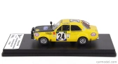 Trofeu Ford england Escort Mk1 (night Version) N 24 Rally East African Safari 1973 Pyara Singh Bhachu - Nirmal Singh Bhachu 1:43 Žlutá Černá