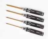 Skrutkovače - krížové - ALU verzia SET: 3,5 4,0 5,0 & 5,8 x 103 mm - (4 ks)