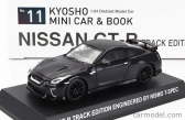 Kyosho Nissan Gt-r (r35) Track Edition Engineered By Nismo T-spec Coupe 2022 1:64 Black