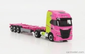 BAZAR - Herpa Iveco fiat S-way Truck Lng Hannibal Transports 2020 1:87, růžová