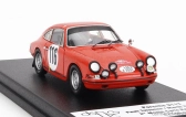 Trofeu Porsche 911t Coupe (night Version) N 116 2nd Rally Montecarlo 1968 P.toivonen - M.tiukkanen - 1:43 Orange