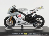 Edicola Yamaha Yzr M1 N 46 Majster sveta Estoril Motogp 2009 Valentino Rossi 1:18 bielo strieborná