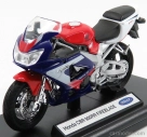 Welly Honda Cbr 900rr Fireblade 1997 1:18 červená modrá biela
