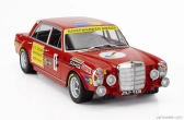 Werk83 Mercedes benz 300 Sel 6.8 Team Mercedes Amg N 1 24h Nurburgring 1972 Hans Heyer - Thomas Betzler 1:18 Red