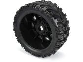 Kolesá Pro-Line 5,7", pneumatiky Masher X HP Belted, disk Raid H24 black (2)