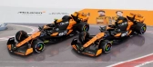 Bburago Mclaren Set F1 2x Mcl38 Team Mclaren N 4 Season 2024 Lando Norris + N 81 Season 2024 Oscar Piastri 1:43 oranžová čierna
