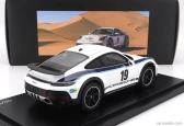 Spark-model Porsche 911 992 Coupe N 19 Rally Dakar Design 2022 - Con Vetrina - S vitrínou 1:18 Biela modrá