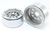 Kovové Beadlock CNC disky Absima Metsafil 1.9 Gear Silver/Silver, 2 ks