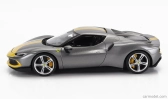 Bburago Ferrari 296 Gtb Assetto Fiorano 2022 1:18 sivo-žltá