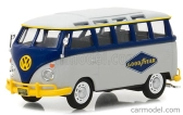 Greenlight Volkswagen T1 Samba Minibus Goodyear 1964 - Blister Box 1:43 Šedá modrá žltá